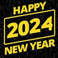 Happy New Year Stickers 2024