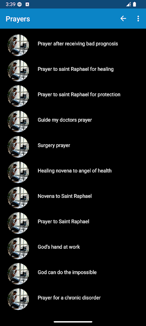 Health, pain & healing prayers Screenshot 2