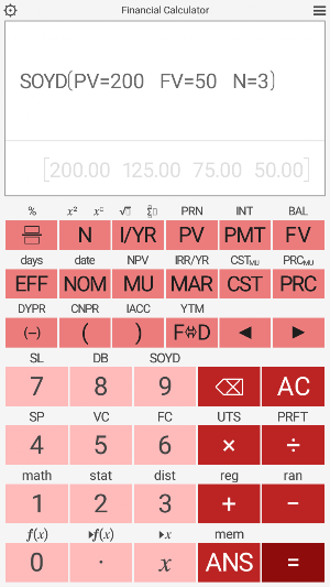 Financial Calculator Screenshot 2
