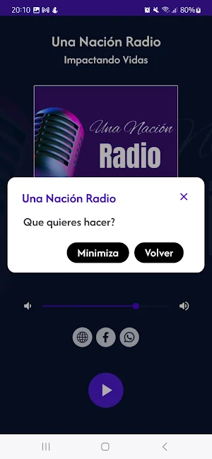 Una Nación Radio Screenshot 1