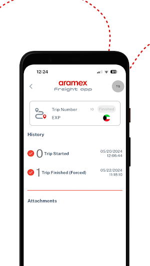 Aramex Freight App Screenshot 2