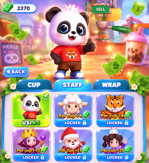 Panda Cafe Master Idle Tycoon Screenshot 2