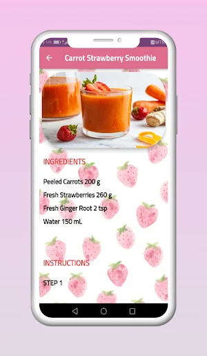 Strawberry Smoothie Screenshot 3
