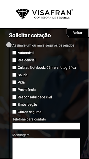Visafran Corretora de Seguros Screenshot 1