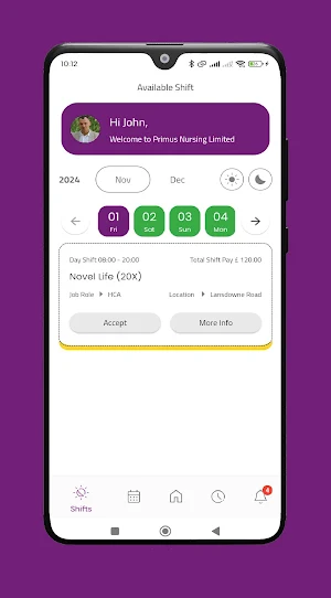 Primus Nursing Ltd Screenshot 2