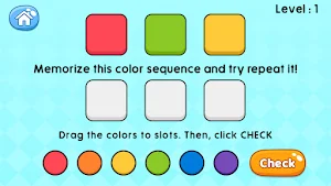 Color Sequence Games: Test IQ Screenshot 2