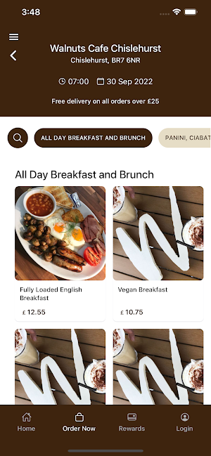 Walnuts Cafe Screenshot 1
