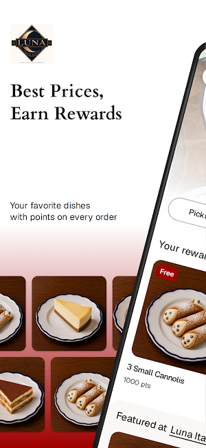Luna Italian Cuisine Screenshot 0