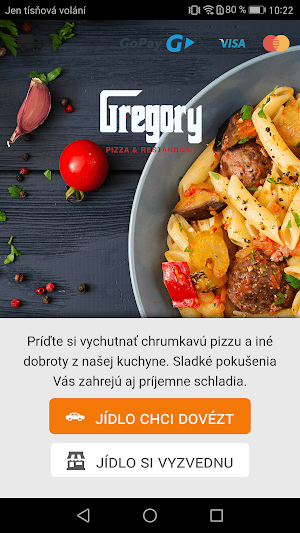 Gregory Pizza & Restaurant Screenshot 0