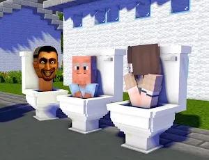 Skibidi Toilet Mod in mcpe Screenshot 3