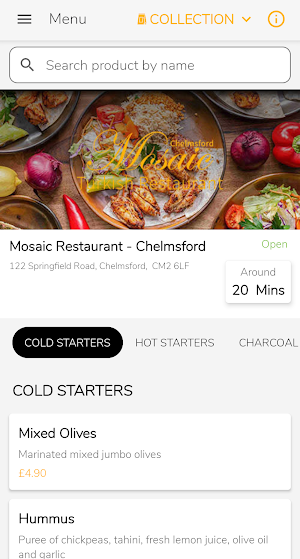 Mosaic Restaurant - Chelmsford Screenshot 0