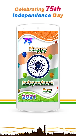 Indian Flag Live Wallpaper - Independence Day Screenshot 2