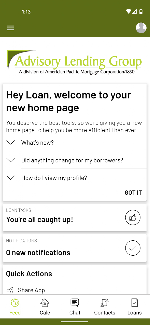 Advisory Lending Group Screenshot 0