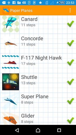 Paper Planes Instructions Screenshot 0