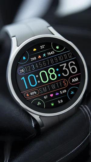 ZKin Watch Color Line Data Screenshot 1