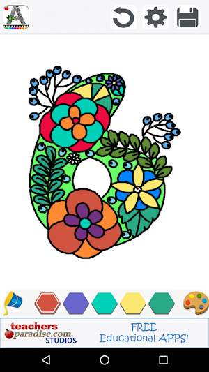 Adult Coloring Books: Alphabet Screenshot 1