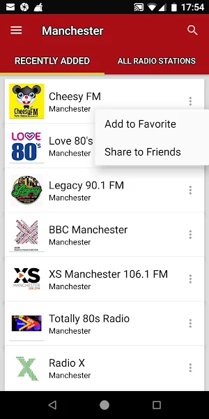 Manchester Radio Stations - UK Screenshot 1