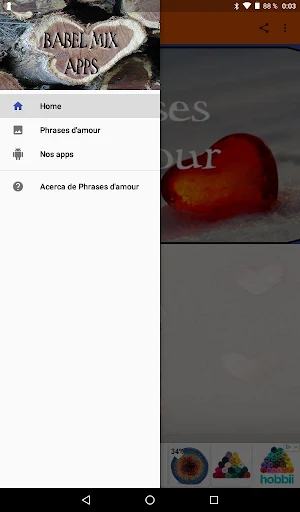 Phrases d'amour Screenshot 3