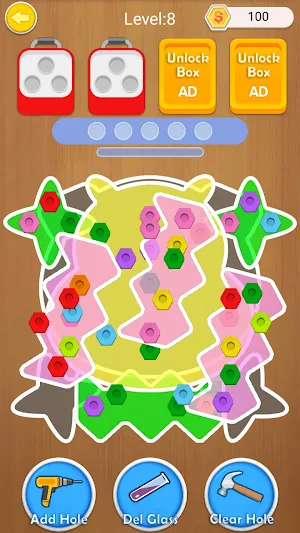 Screw Sort - Wood Bolts Screenshot 3