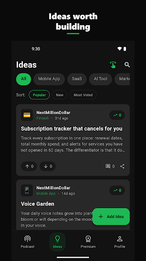 Next Million Dollar Idea Screenshot 1