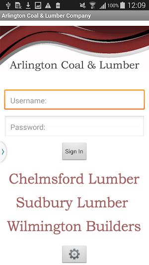 Arlington Coal & Lumber Web Tr Screenshot 0