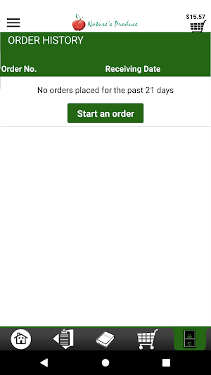 Nature's Produce Ordering Screenshot 3