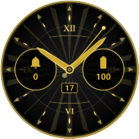 Art Deco Luxury Watch Face