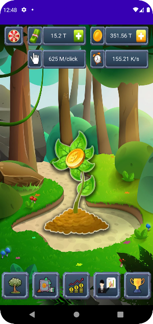 Rich Clicker 2 - Money Tree Screenshot 0