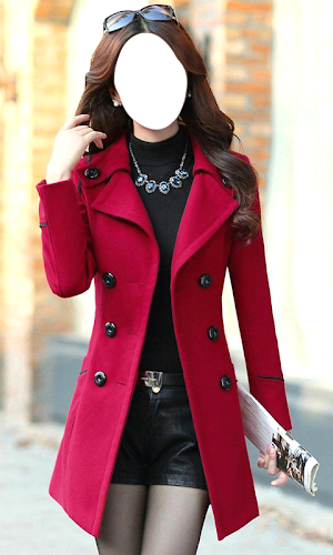 Women Stylish Coat Photo Suit Screenshot 1