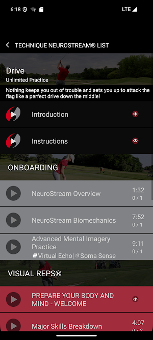 VISYN NeuroStream Training Screenshot 1