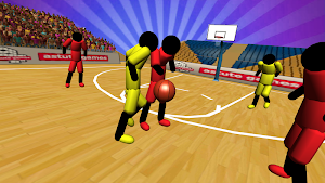 Stickman 3D Basketball Screenshot 1