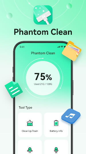Phantom Clean - Clean Up Junk Screenshot 1