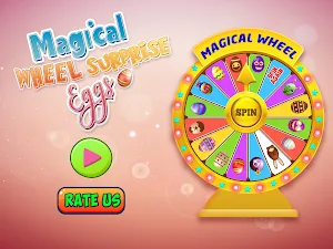 Magic Wheel Surprise Eggs: Fun Easter Game Screenshot 3
