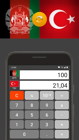 Turkish Lira / Afghan Afghani Screenshot 1