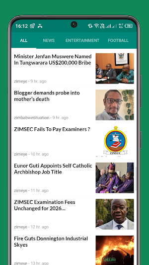 Zimbabwe News & Breaking Screenshot 1