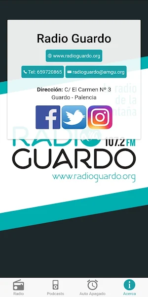 Radio Guardo Screenshot 2