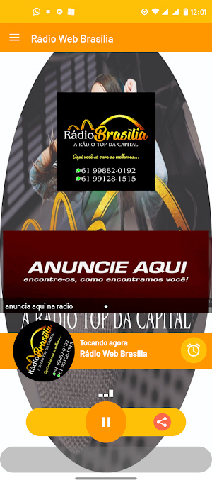 Rádio Web Brasilia Screenshot 2