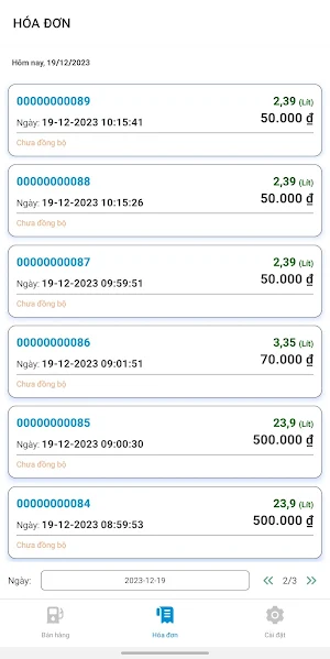 Bách Khoa POS Gas Screenshot 2