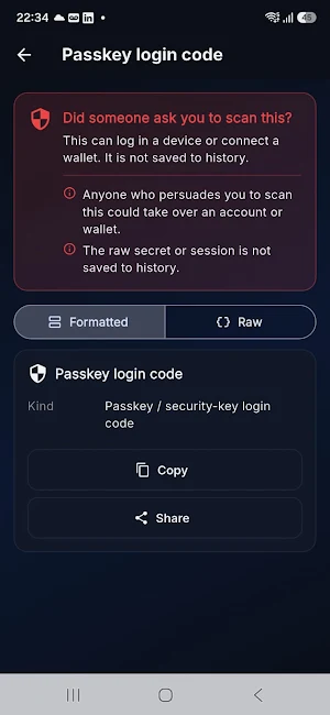 EagleQR: Eagle QR Scanner Screenshot 1