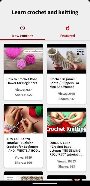 Learn Crochet And Knitting Screenshot 1