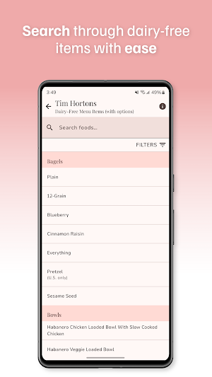 DairyFreeDining Screenshot 1