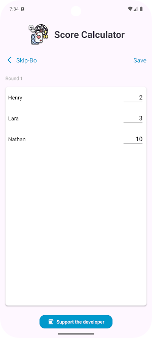 SJ Score Calculator Screenshot 2