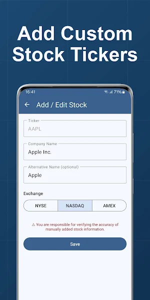 USA Stock Calculator Screenshot 3