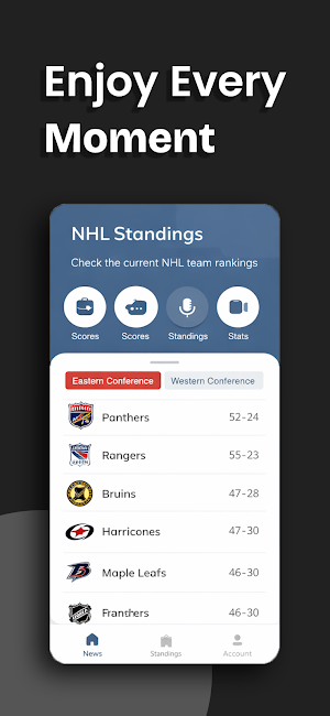 NHL & MLB Live Streaming Screenshot 1