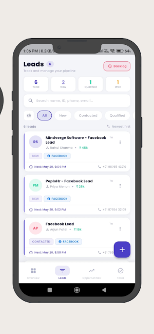 Peplo CRM Screenshot 2