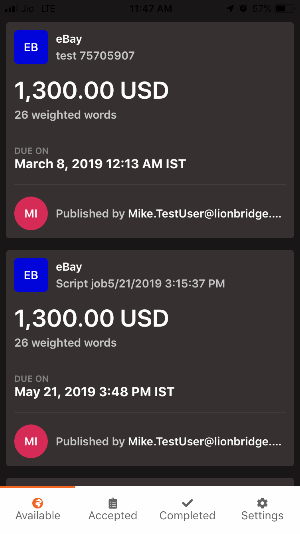 Lionbridge Community Jobs Screenshot 0