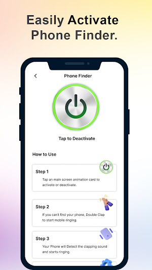 Find my Phone - Clap, Whistle Screenshot 3