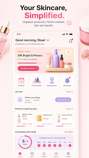 Skincare Routine Tracker Screenshot 2