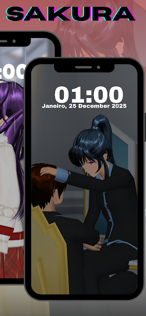 Sakura Wallpaper Hijab School Screenshot 1