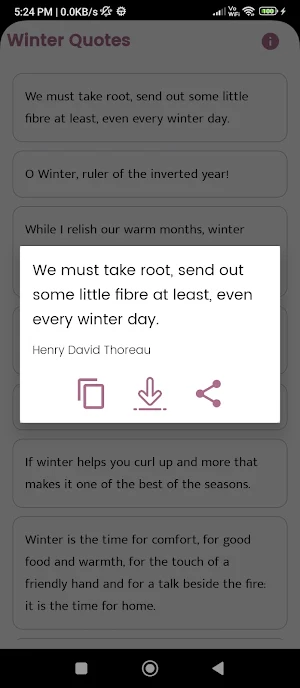 Winter Quotes and Sayings Screenshot 2